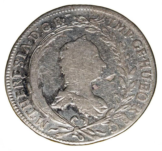20 krajcarów 1765 Maria Teresa Habsburg Austria Praga
