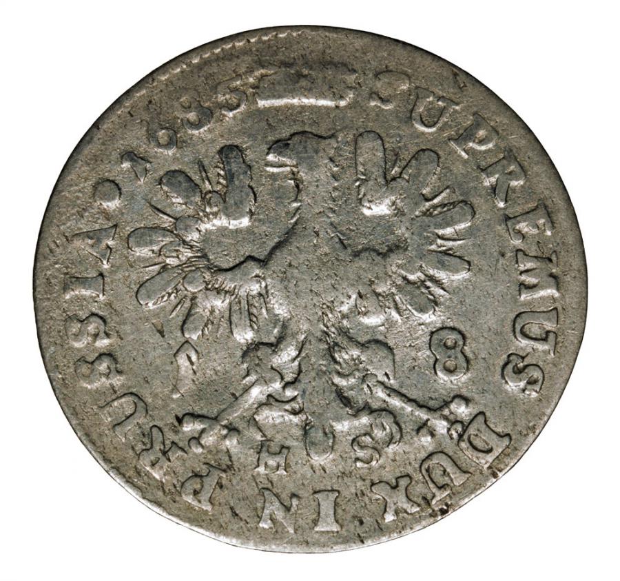 Ort 1685 Fryderyk Wilhelm I Prusy Królewiec
